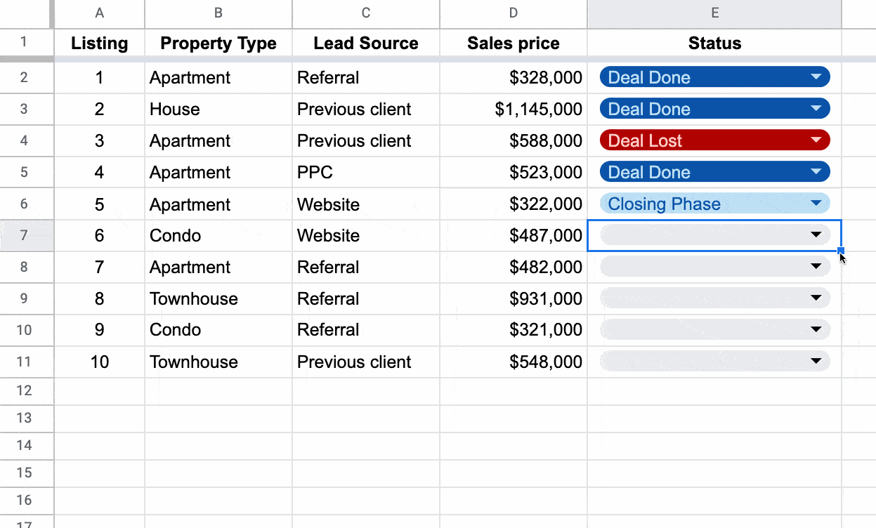 Enable multiple select dropdown in Google Sheets